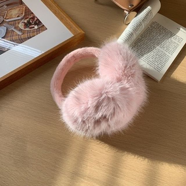 Plain Earmuffs Fluffy