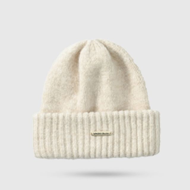 Knit Plain Casual Beanie