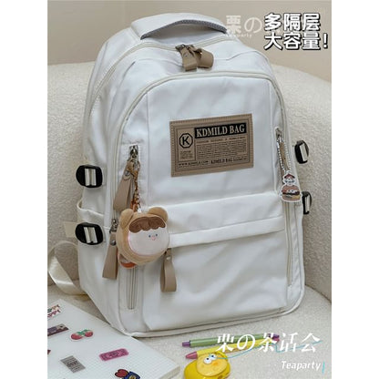 Lettering Label Applique Laptop Backpack / Charm / Set