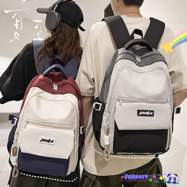 Lettering Logo Backpack / Knot Charm / Set