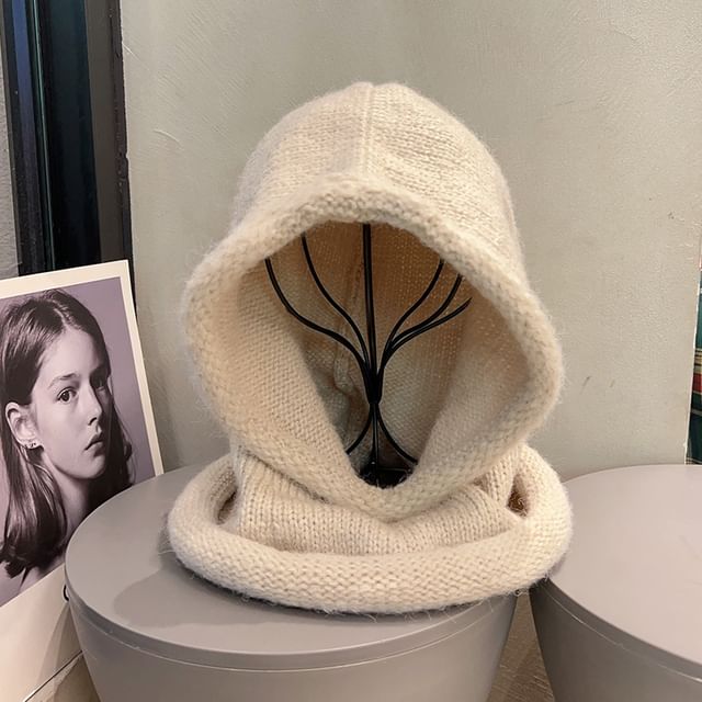 Plain Balaclava Knit