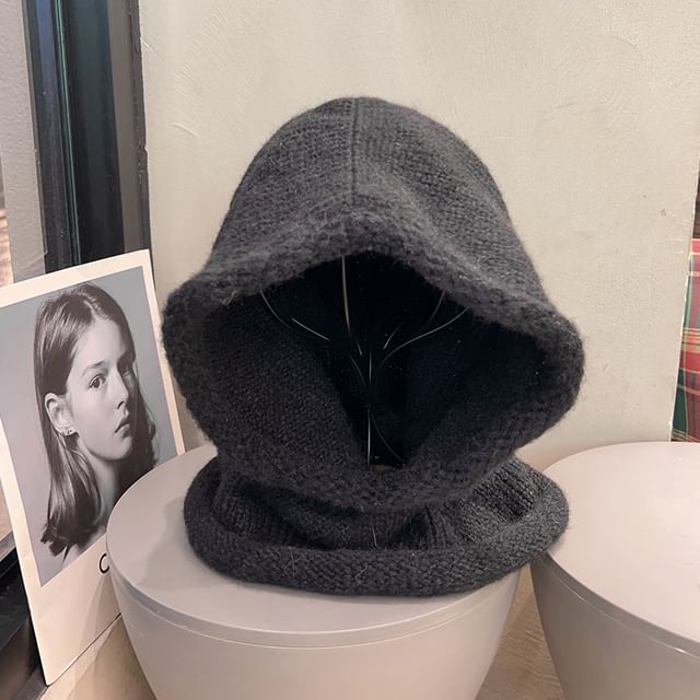 Plain Balaclava Knit