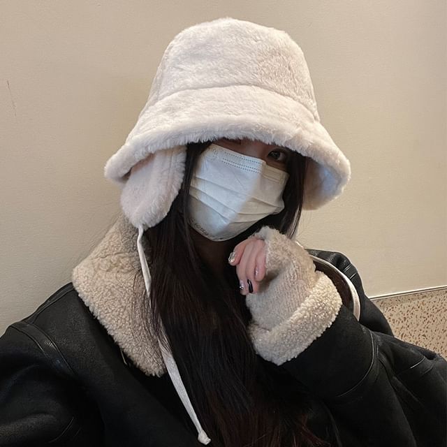 Bucket Fleece Hat Plain