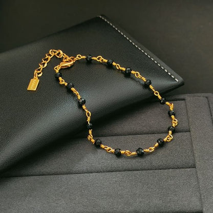 Glass Bead Alloy Bracelet / Necklace