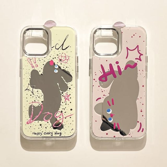 Case Phone Mirrored Animal