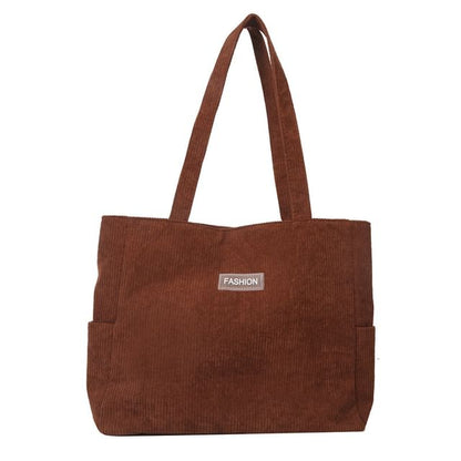 Corduroy Tote Bag