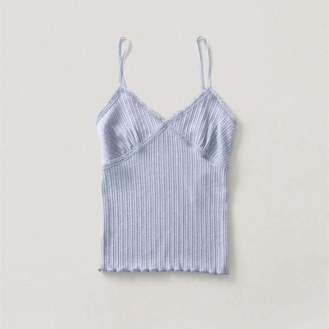 Lace Trim Camisole Top