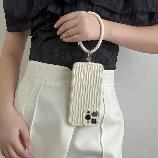 Phone Hoop Charm Case Textured