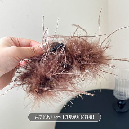 Plain Feather Hair Claw