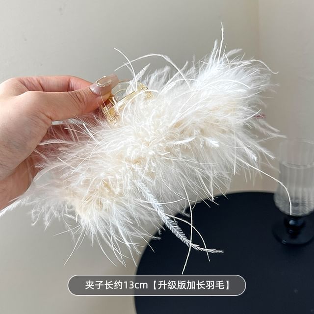 Plain Feather Hair Claw