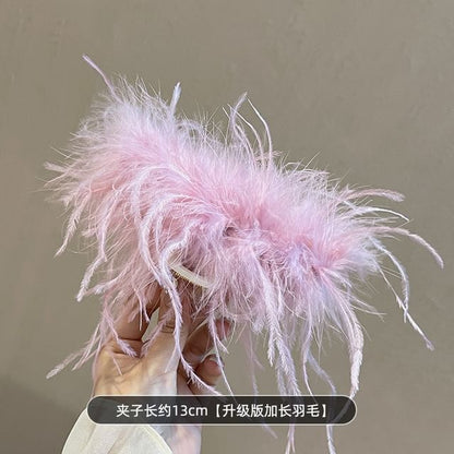 Plain Feather Hair Claw