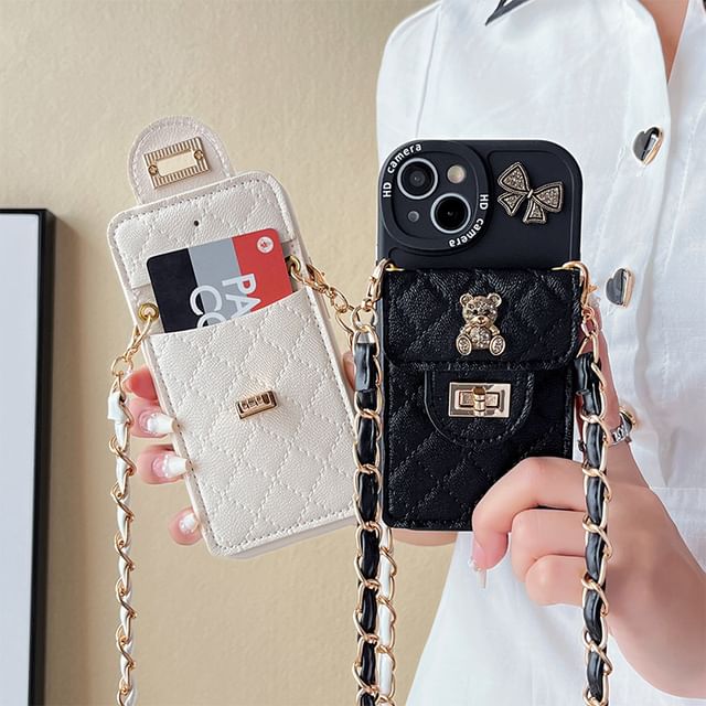 Case Holder Phone Card Bear