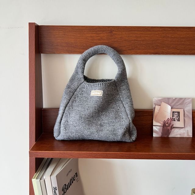 Plain Bag Knit Tote