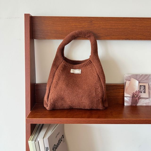 Plain Bag Knit Tote