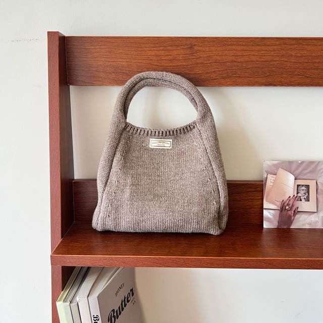Plain Bag Knit Tote