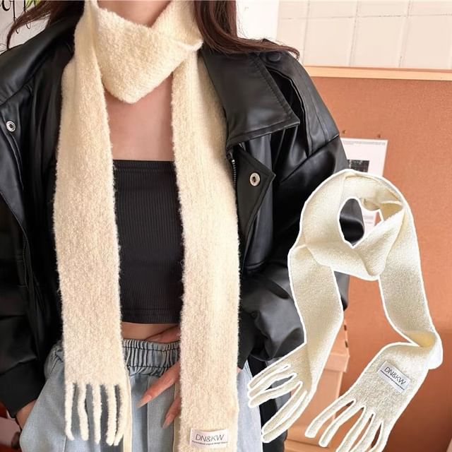 Scarf Plain Fringe