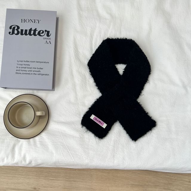 Scarf Light Knit Criss Cross