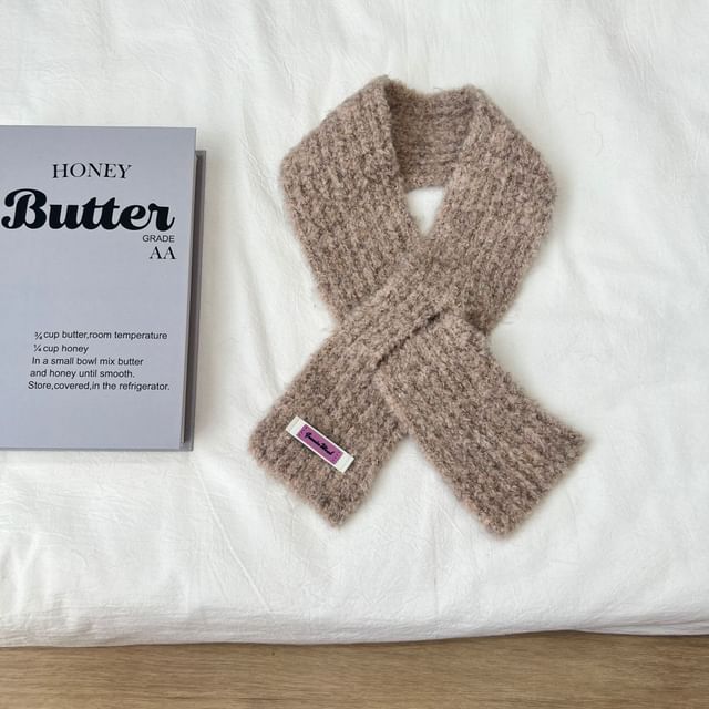Scarf Light Knit Criss Cross