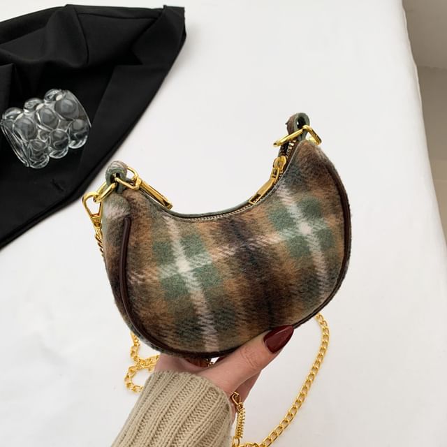 Crossbody Bag Strap Chain Patterned