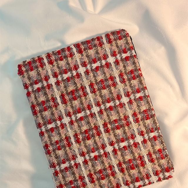 Knit iPad Plaid Case