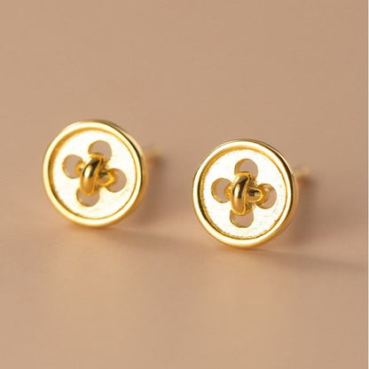 Button Ear Stud