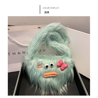 Cartoon Fluffy Crossbody Bag