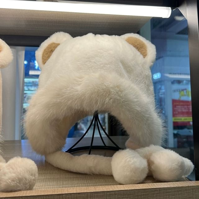 Bear Hat Trapper Ear Chenille