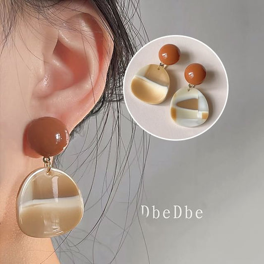 Drop Ear Alloy Acrylic Cuff