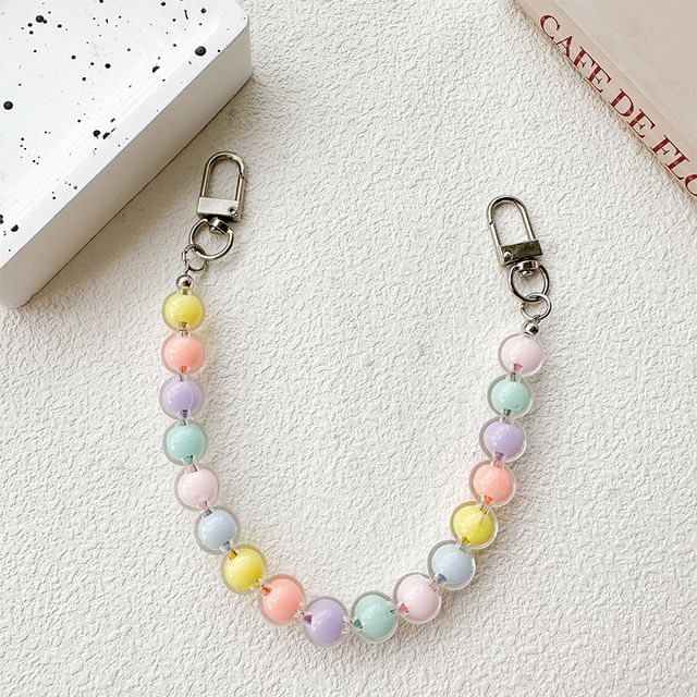 Phone Bead Pearl Strap Faux / Heart