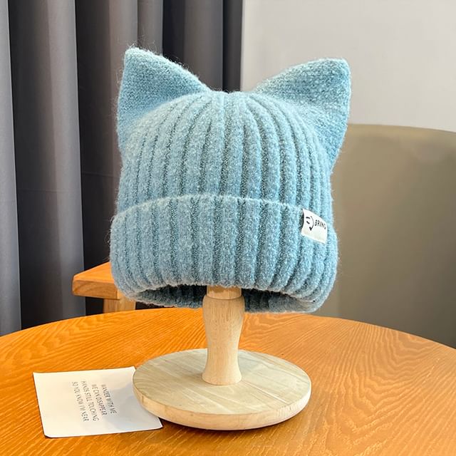 Knit Beanie Cat Ear