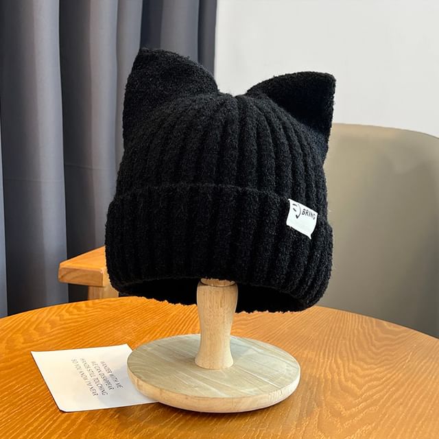Knit Beanie Cat Ear