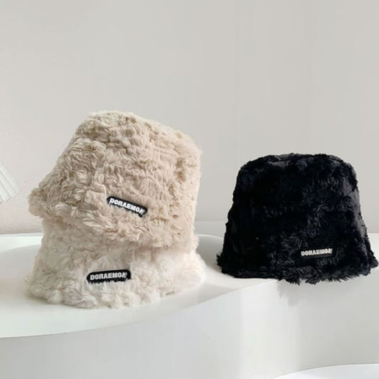 Bucket Hat Lettering Fleece