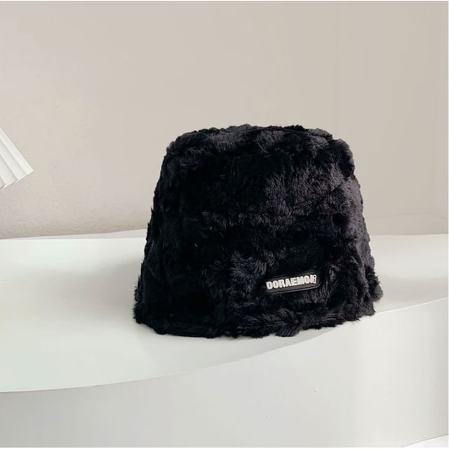 Bucket Hat Lettering Fleece