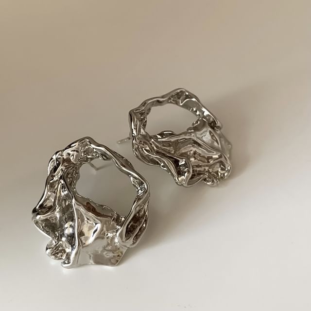 Tone Earring (Various Designs) Silver