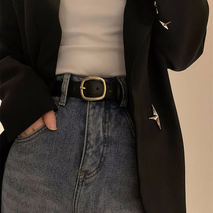 Faux Leather Belt