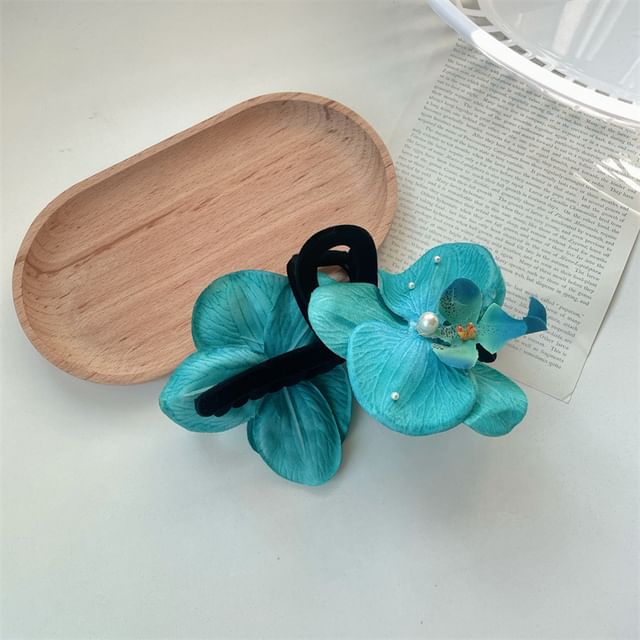 Fabric Hair Clamp Floral