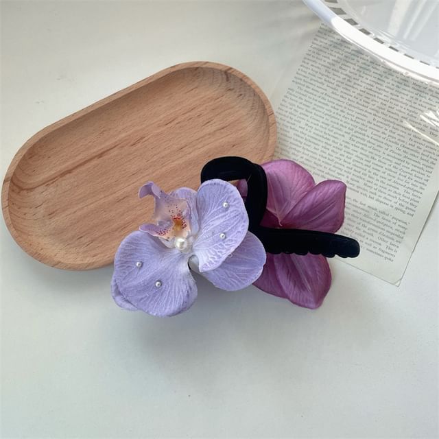 Fabric Hair Clamp Floral