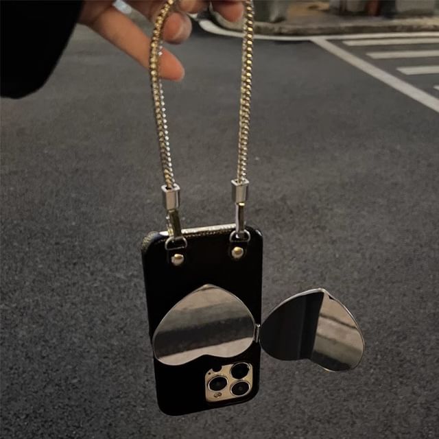 Heart Phone Case Mirrored