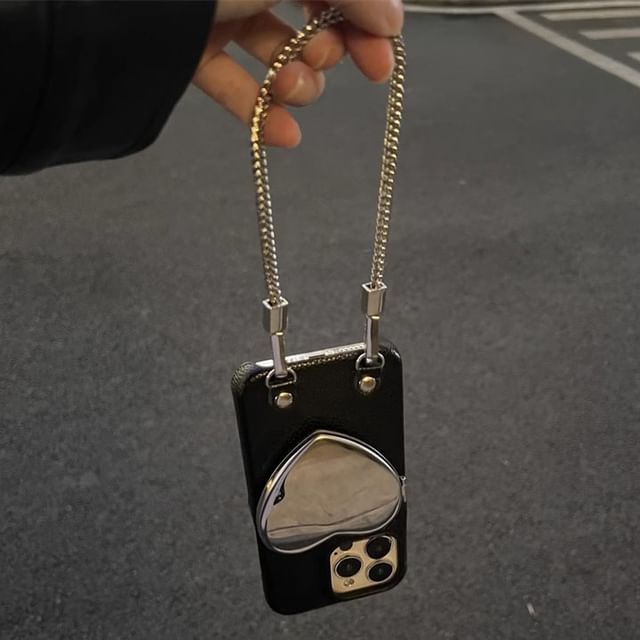 Heart Phone Case Mirrored