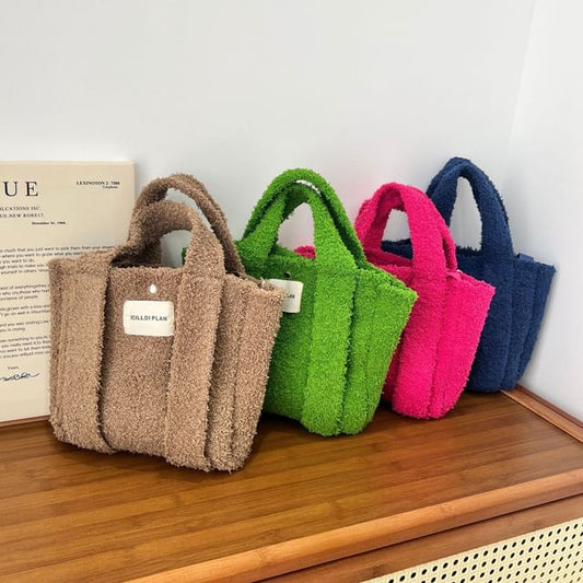 Bag Crossbody Top Handle Fluffy