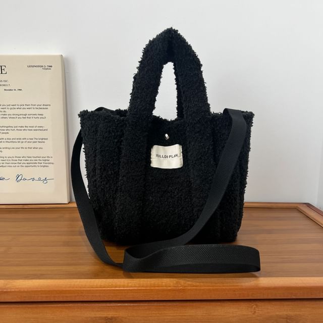Bag Crossbody Top Handle Fluffy