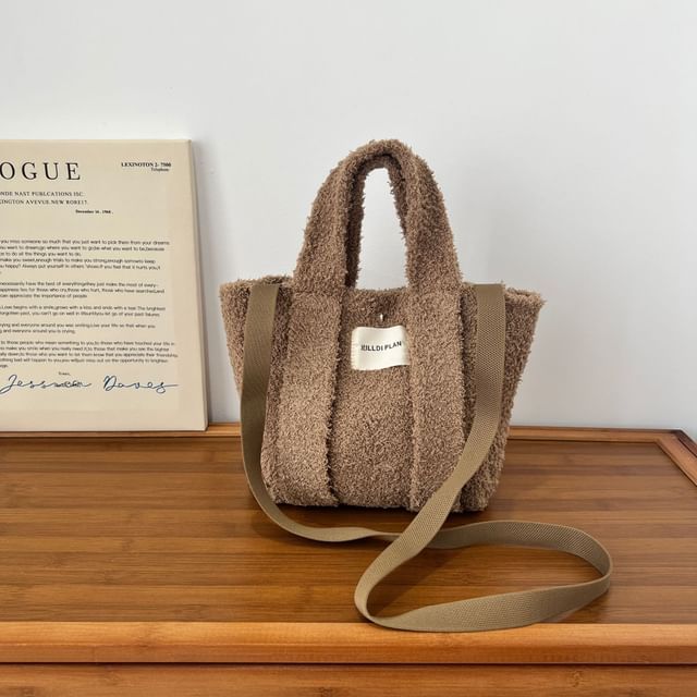 Bag Crossbody Top Handle Fluffy