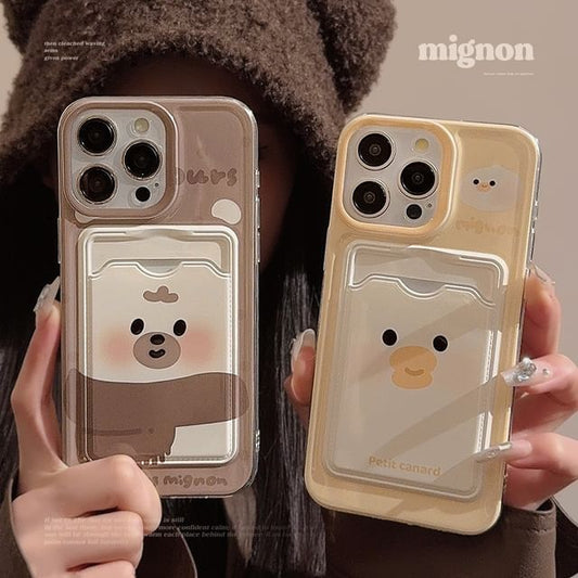 Animal Card Phone Holder Case