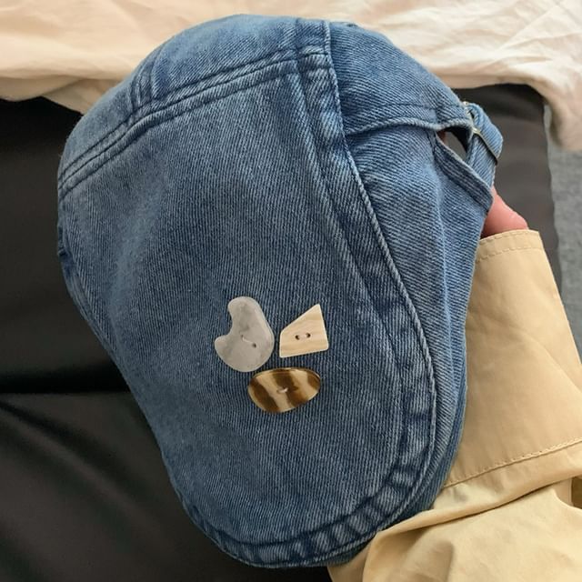 Cap Flat Denim