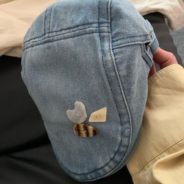 Cap Flat Denim