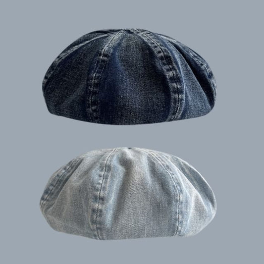 Denim Beret Washed
