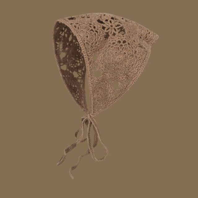 Headkerchief Crochet Knit