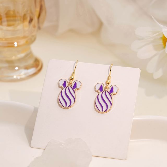 Easter Alloy Drop Earring