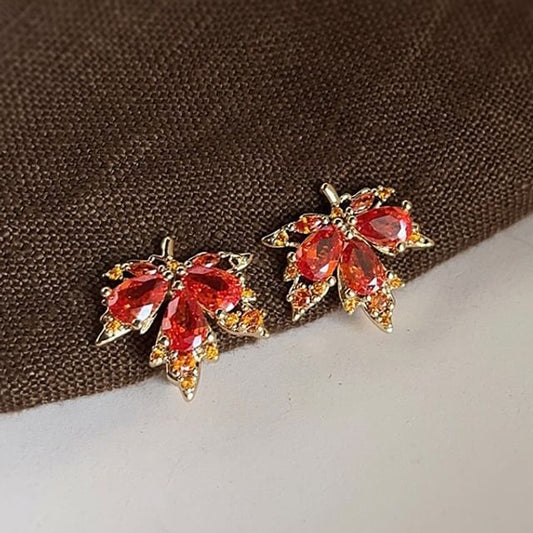 Leaf Cuff Ear Alloy Rhinestone