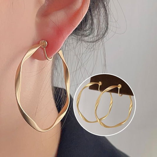 Cuff Hoop Twisted Alloy Ear